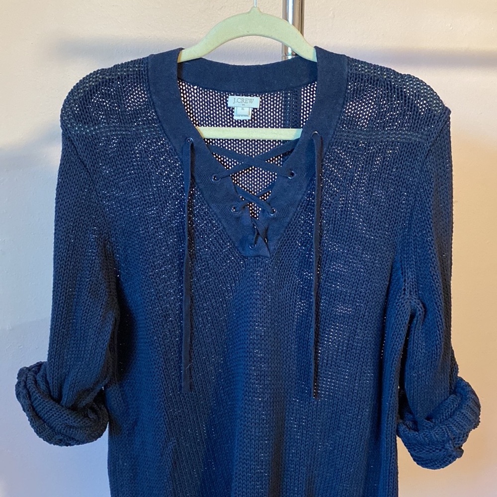 Navy J. Crew Sweater